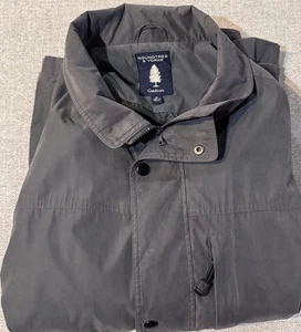 Roundtree & Yorke Outdoor Coat Gray water resistant jacket - Picture 1 of 5