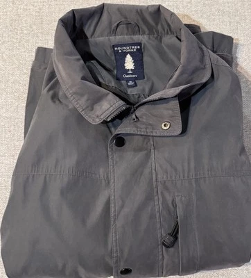 Roundtree & Yorke Outdoor Coat  Gray water resistant jacket  - Image 1 of 4