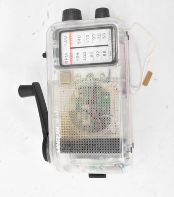 Sangean 调幅/调频多功率收音机 2波段接收器二手正品原始设备制造商曲柄臂 — 第 1/4 张图片