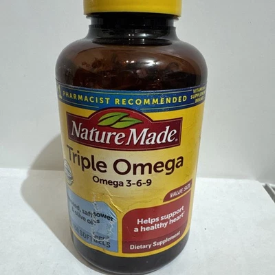 🌞 Nature Made Triple Omega 3-6-9 150 cápsulas blandas EXP 11/2027 Foto 1 de 4