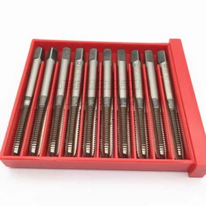 10 piezas máquina de flauta recta de hilo HSS M2-M20 restauración métrica de tornillo H1 H3 - Imagen 1 de 2