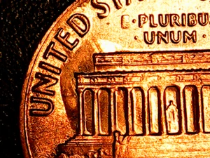 1972-D Error BU RED Lincoln Memorial Cent (Proof like Finish one area) Reverse - Picture 1 of 3