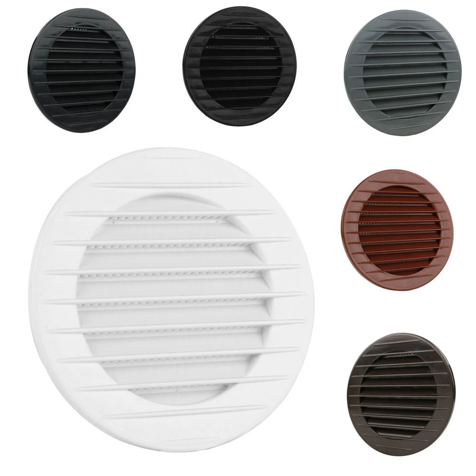 VONLIS Lüftungsgitter Backsteingitter Klinkerlüftung Abluft Insektenschutz 60 70 80 90