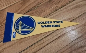 NBA Golden State Warriors 9” x 4” Felt Pennant Mini Flag Rico Tag Express - Picture 1 of 1