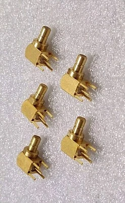 5 Pcs) SX02B2006 AMPHENOL SMB Male Coaxial Connectors DC 4GHZ - Image 1 of 4
