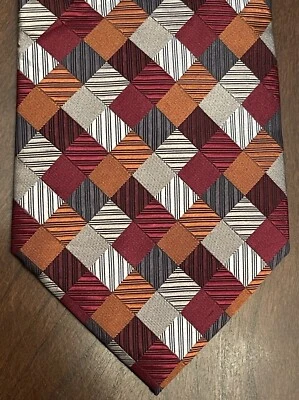 Corbata de cuello Geoffrey Beene hecha a mano 100 % seda para hombre hecha en China Foto 1 de 4