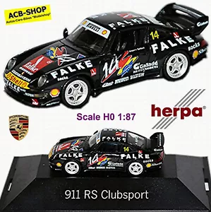 Porsche 911 Rs Clubsport 993 Supercup 95 #14 Di Gartzen 1:87 Herpa PC - Foto 1 di 5