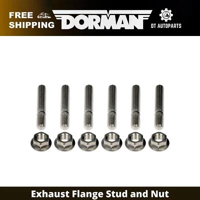 Para Ford Thunderbird 2002-2005 3,9 L V8 Dorman brida de escape perno y tuerca delantera Foto 1 de 4