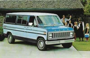 "The Ford Club Wagon Van" Car/Automobile Advertising Postcard - Picture 1 of 2