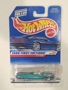 Hot Wheels 1998 First Edition Series #9/48 cars '63 T-Bird  card# 644