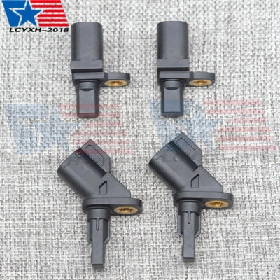 4 ABS Wheel Speed Sensor Front Rear Left & Right Fit For Lincoln Jaguar Volvo US - Image 1 of 4