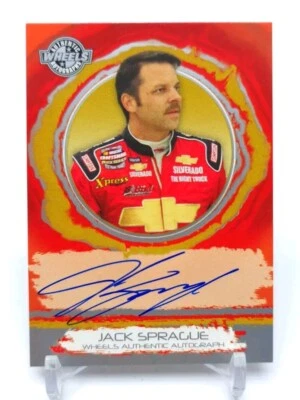 2006 Wheels JACK SPRAGUE Autograph On Card Auto NASCAR Craftsman Truck Series - Image 1 of 4