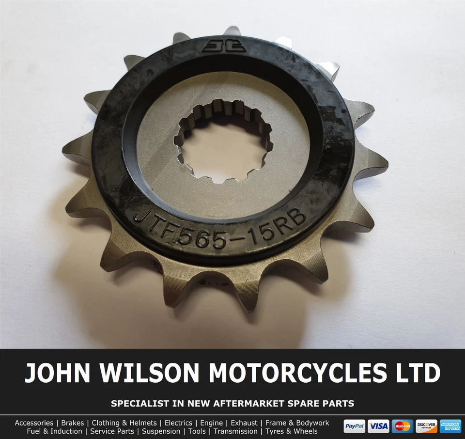 Piñón delantero acolchado de goma Yamaha YZ 250 2T 2003 JT 15 dientes Foto 1 de 1