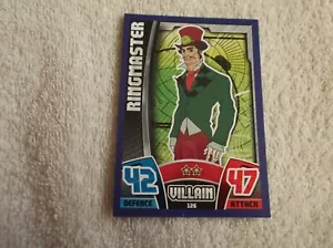 Topps Hero Attax Marvel "RING MASTER" #126 Trading Card - 2010 - Picture 1 of 2