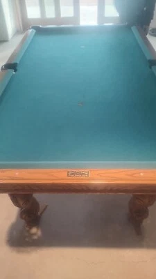 Billiard Table + Accessories - Image 1 of 4