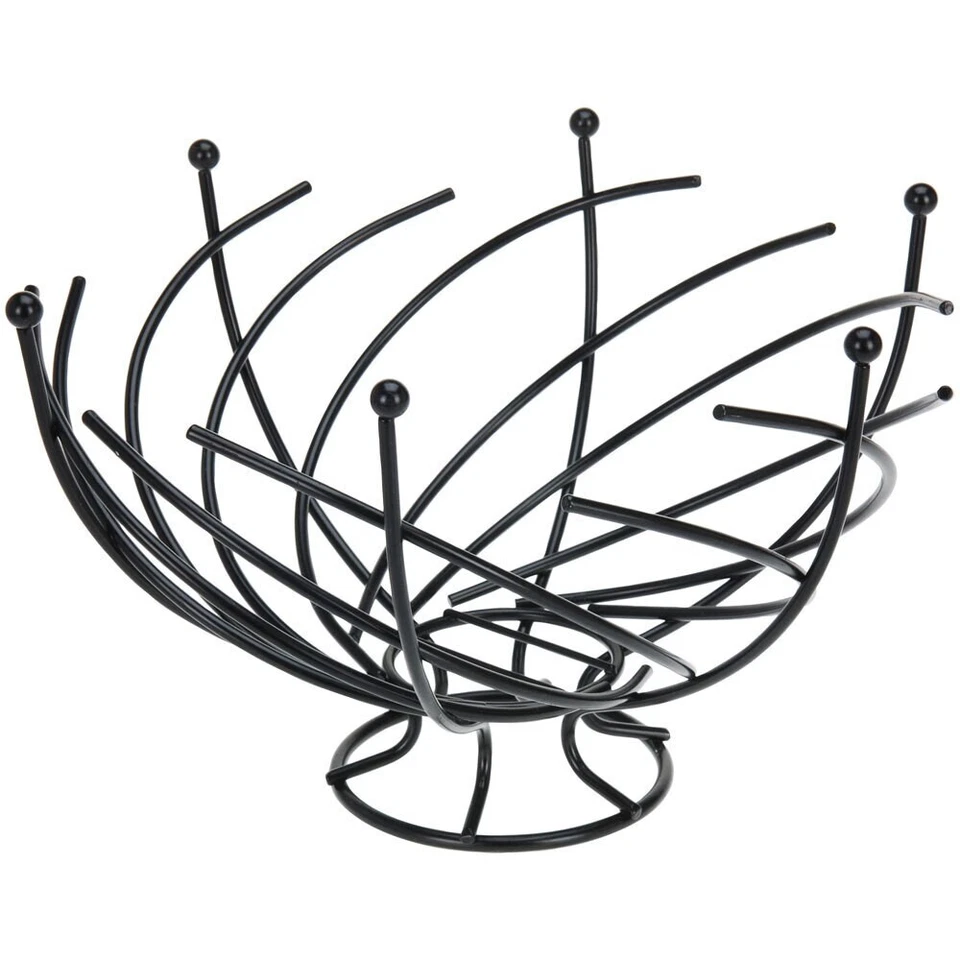 Obstschale schwarz Obstkorb Korb Dekoschale Metallkorb Früchtekorb Gemüsekorb - Bild 1 von 1