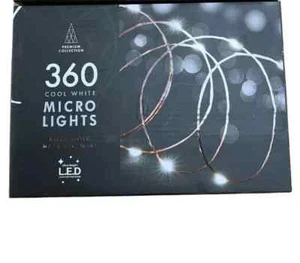 360 Cool White Rose Gold Micro Led Lights Mains Operated Premium Colection Decor - Picture 1 of 1