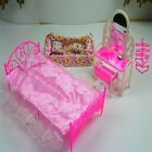 Miniature Furniture Dresser Chair Double Layer Bed Dollhouse Bunk Beds