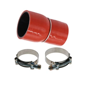 New For Cummins ISX15 Engine Multi Purpose Plain Hose 3687223 Silicone +2 Clamps - Picture 1 of 12