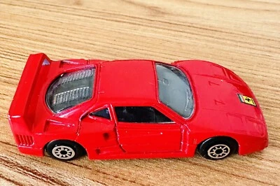 Coche deportivo rojo Maisto diecast 1/64 Ferrari F-40 F40 juguete exótico Foto 1 de 4
