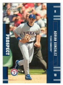 2005 Playoff Prestige #172 ADRIAN GONZALEZ 'PROSPECT' ROOKIE CARD! RANGERS - Picture 1 of 1