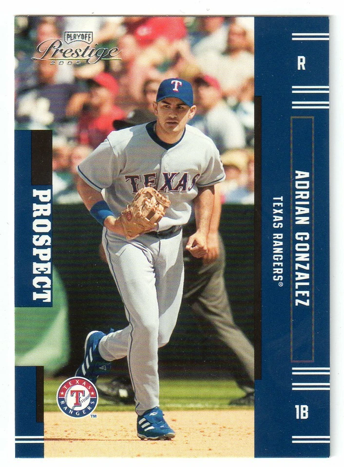 2005 Playoff Prestige #172 ADRIAN GONZALEZ 'PROSPECT' ROOKIE CARD! RANGERS - Image 1 of 1