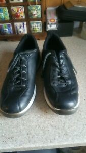 Rockport MEW328W  Men's Hiking Black Leather Trainer Shoes Size UK 9.5