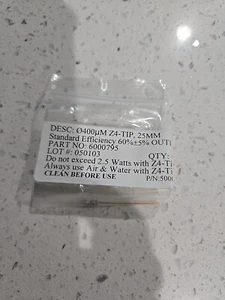 Biolase Waterlase Endo Tip 25mm 400uM ENDOLASE - Bild 1 von 3