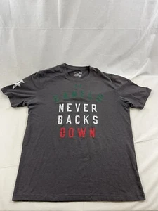 Canelo Alvarez Under Armour Gray Mexico Shirt Green White Red Medium - Picture 1 of 5