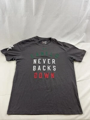 Canelo Alvarez Under Armour Gray Mexico Shirt Green White Red Medium - Image 1 of 4