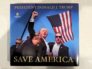 Donald Trump Buch signed Autogramm "Save America" Hardcover brandneu - Bild 1 von 3