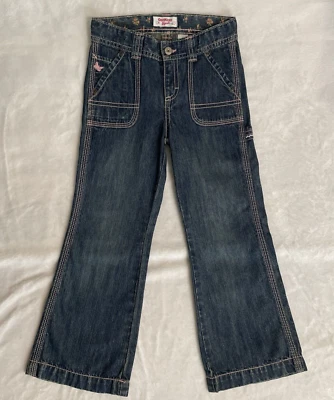 Osh Kosh Josh Talla 5 Puntada Rosa y Bolsillo Mariposa Bordado Pierna Recta Foto 1 de 4