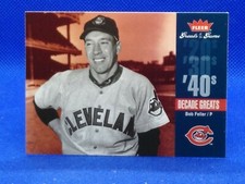 2006 Fleer Greats of the Game Decade Greats Bob Feller #DEC-BF HOF