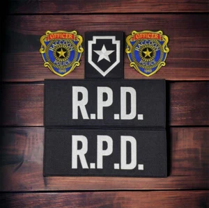 R.P.D. and Raccoon City Tactical Vest 5 Pack Patch Combo for Costume/Cosplay - Picture 1 of 11