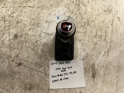 19 AUDI RS3 8V OEM DSG AUTO SHIFTER KNOB BOOT ASSEMBLY 8V1713139AH 17-20 23K - Image 1 of 4