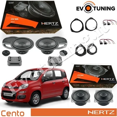 Kit 6 Casse Altoparlanti Hertz CK 165+CX100 Ant+Post per Fiat Panda 312 dal 2012 - Immagine 1 di 4