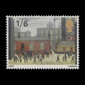 Großbritannien 1967 (Sorte) 1s6d Britische Gemälde fehlen neu blau - Bild 1 von 2