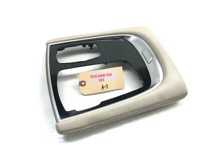 BMW 750I 2016-2019 palanca de cambios de piso selector moldura OEM. Foto 1 de 4