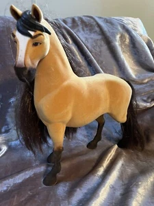 Spirit Horse Velvet Figure - 2002 - Dreamworks Velvet Horse Figurine With HAIR - Picture 1 of 24
