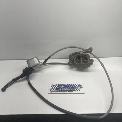 2012 KTM 250XC Front Brake Assembly Caliper Master Cylinder Line - Image 1 of 4