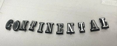 1977 - 1979 Lincoln Continental Mark Trunk Chrome Trim Letters Emblems - Image 1 of 4
