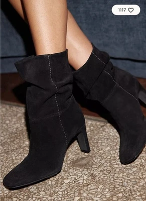 NEW SOLD OUT @ FREE PEOPLE Claudette Slouch Boots Size 10 Suede $198 @ NRDSTRM - Image 1 of 4