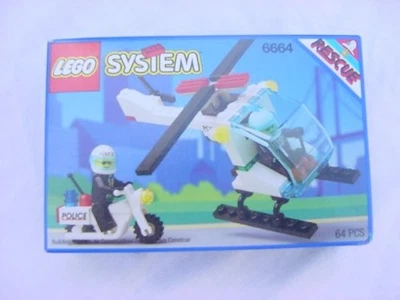 Lego System, 6664, Chopper COPS W/Helicopter - Image 1 of 2