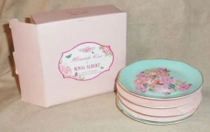 NEW Boxed Royal Albert Miranda Kerr FRIENDSHIP Set of 4 Tidbit Plates (4 Inch) - Picture 1 of 11