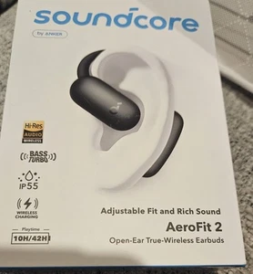 Soundcore AeroFit 2 Słuchawki otwarte Haczyki na uszy Słuchawki douszne Bogaty bas Hi-Res Audio - Zdjęcie 1 z 4