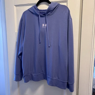 Under Armour Women's Loose Fit Hoodie Sweatshirt Size 1X, ECU - Image 1 of 3