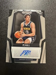 PJ Hall Denver Nuggets 2024-25 Panini Prizm Black Auto Rookie RC - Picture 1 of 2