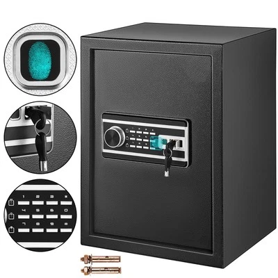 Uimoso Safe Box Lock Security 2.1 Cubic Feet Digital Safe Key Lock Home Office - Image 1 of 4