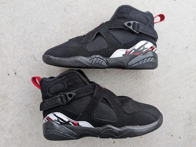 DS NIKE AIR JORDAN 8 RETRO PLAYOFF sz 13.5C PS iii v i bred cement - Image 1 of 4