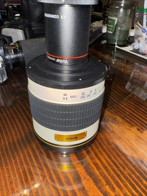 Bower 500mm f/6.3 DX Mirror Lens with T-Mount Adapter for Nikon F - Image 1 of 2